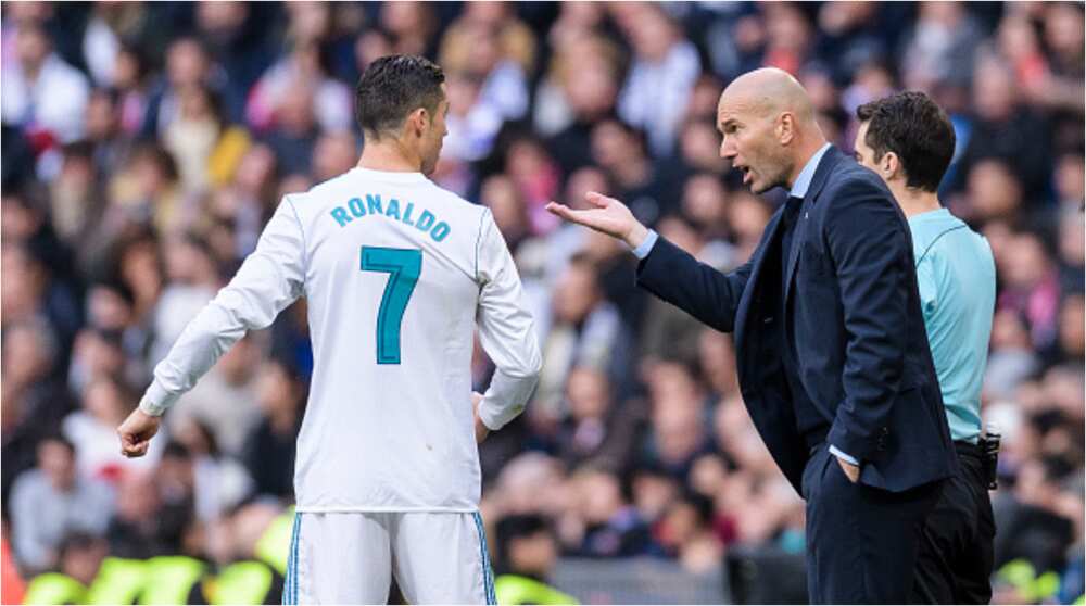 Indifferent Zinedine Zidane reacts amid speculation that former Real Madrid Ronaldo is set for return