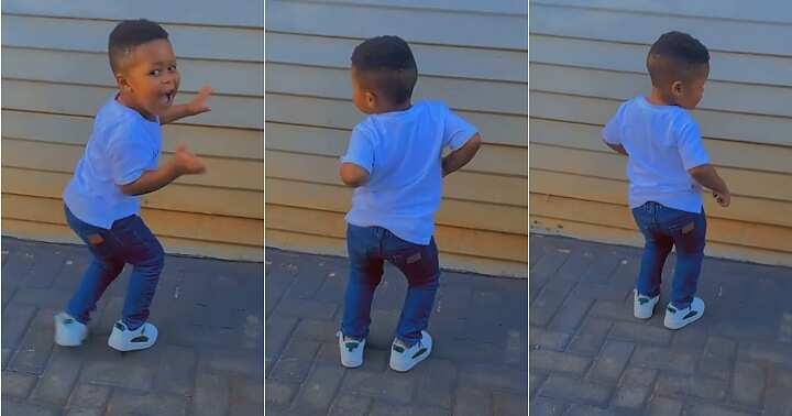 Little boy vibes to Amapiano beat, viral video