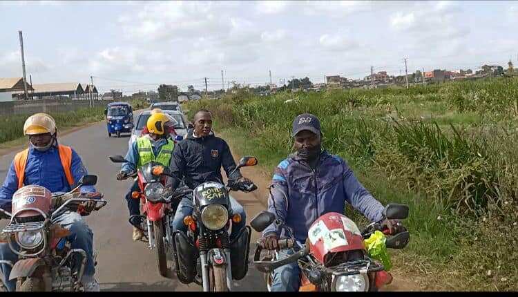 The outriders were picked from Makongeni.