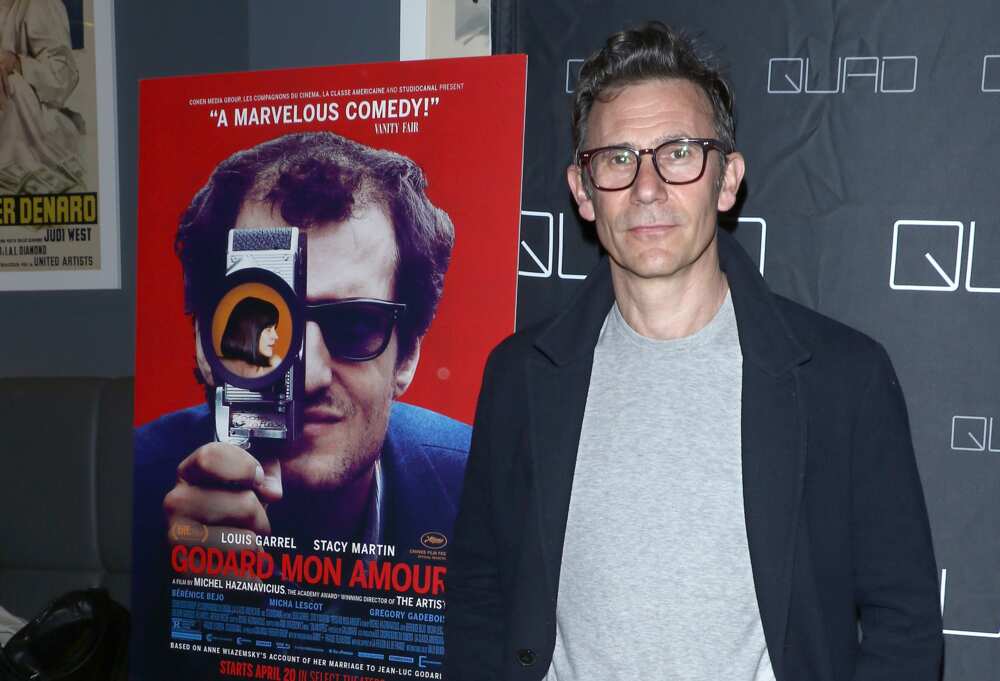 Le réalisateur Michel Hazanavicius assiste à la première de "Godard Mon Amour" organisé par Cohen Media Group et The Cinema Society au Quad Cinema le 19 avril 2018 à New York. (Photo de Jim Spellman/WireImage)