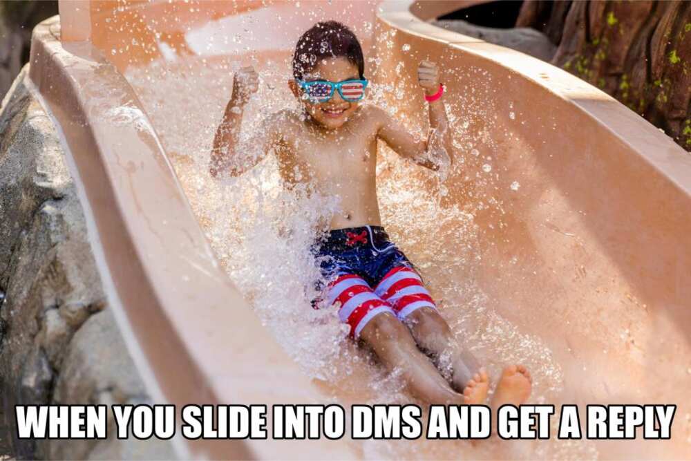 What does it mean to slide into dms