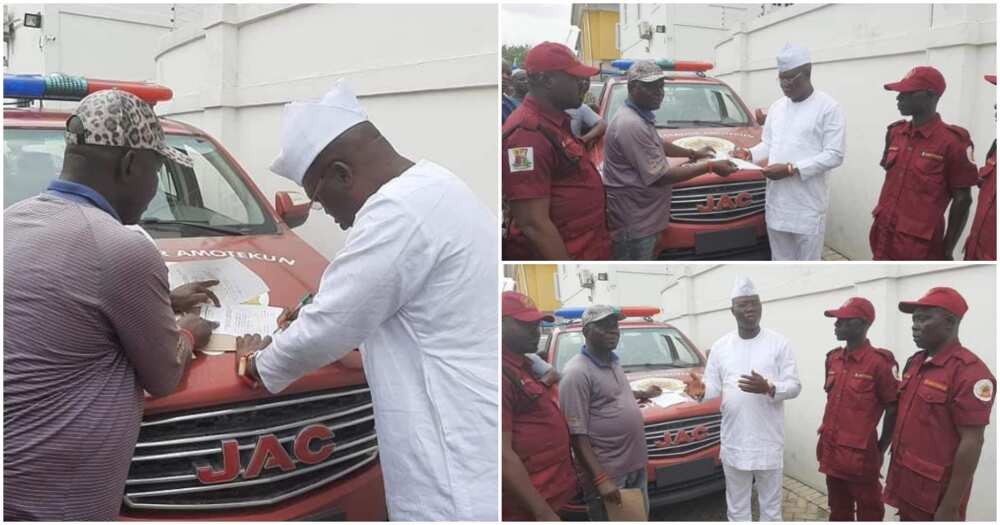 Insecurity: Photos emerge as Makinde appoints Gani Adams as Amotekun Ambassador