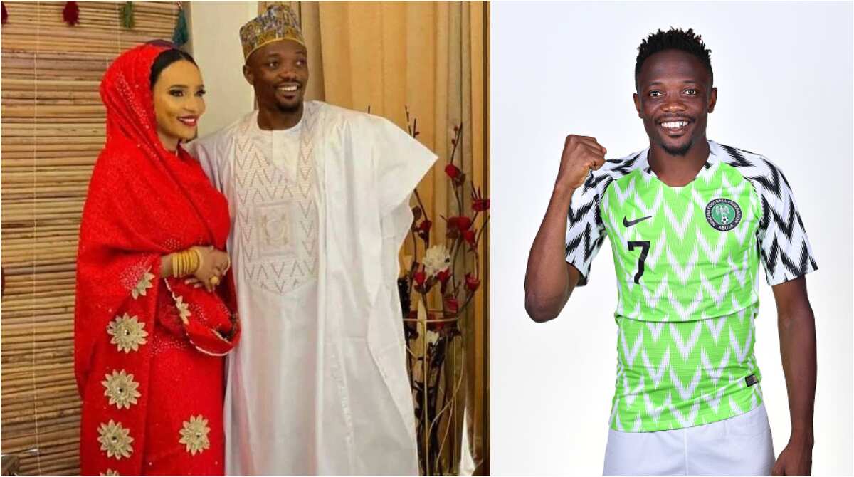 Jubilation as Super Eagles captain Ahmed Musa marries for the third time in private ceremony