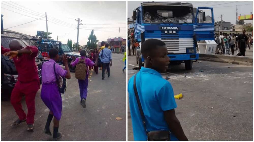 Lagos accident: Buhari commiserates with parents, relations of students crushed by trailer