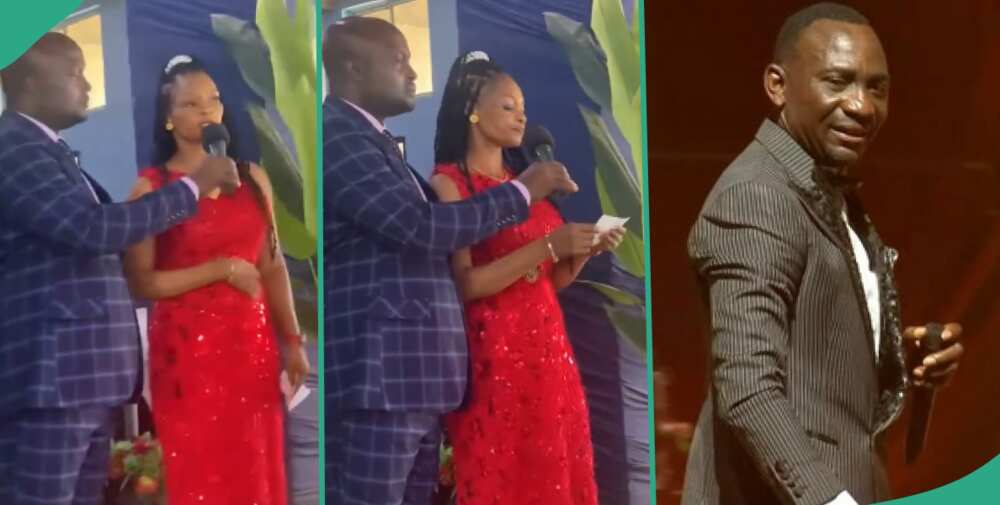 New video of Anyim Veronica giving testimony at Dunais church again goes viral
