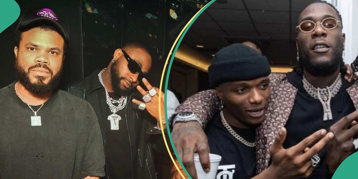 You won't believe how Davido's manager responded to question on why OBO doesn't have songs with Wizkid, Burna Boy