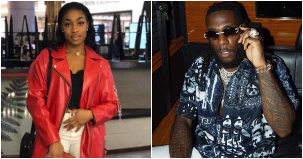 Burna Boy and the lady that caused the fight at the club