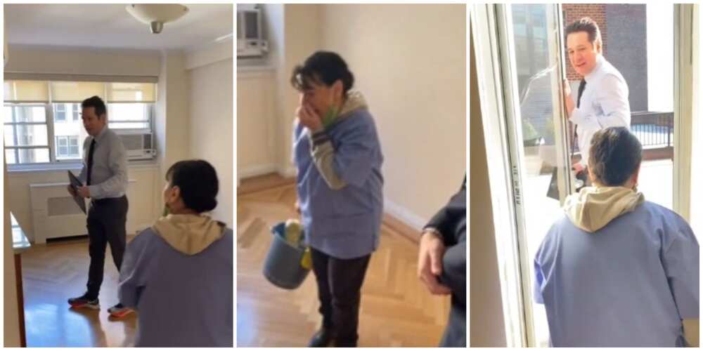 Emotional Moment Housemaid is Gifted 4-Bedroom Apartment after 20 Years of Cleaning, She Cries in the Video