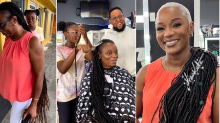 "She looks so young": Woman finally changes hairstyle after 21 years, goes on low cut, video goes viral