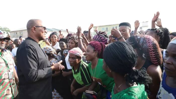 Photos show how Peter Obi celebrated his Christmas with Benue IDPs, gives them whopping sum of money