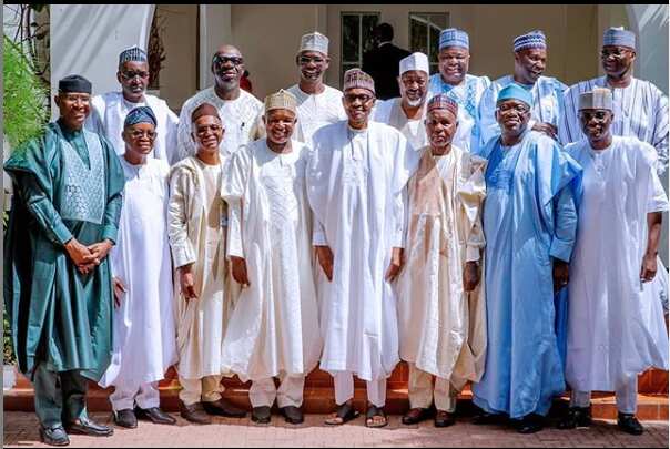 Breaking: Buhari, APC governors meet in Aso Rock