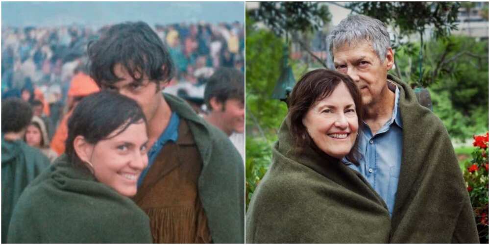 Couple recreates adorable photo they took 50 years ago, social media can't keep calm