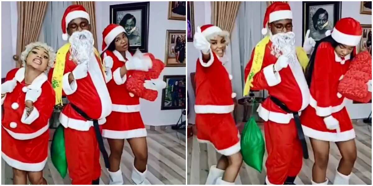 Actress Iyabo Ojo and kids dress up as Santa, share funny video to celebrate Christmas