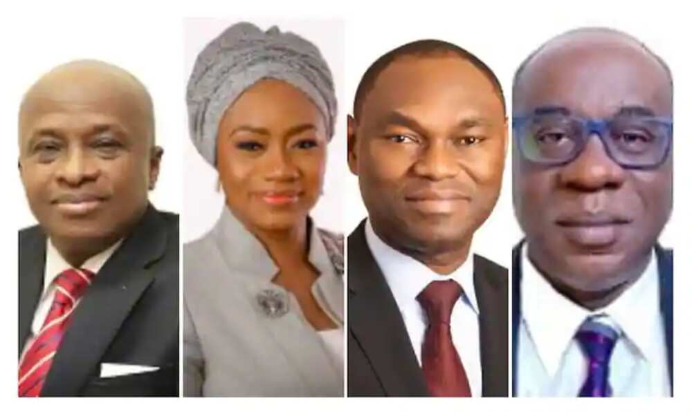 Mataimakan gwamnan CBN 4 da ake sa ran za su gaji kujerar Emefiele Mataimakan gwamnan CBN 4 da ake sa ran za su gaji kujerar Emefiele