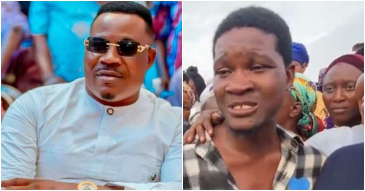 Watch video of Murphy Afolabi's son asking him for forgiveness at his funeral