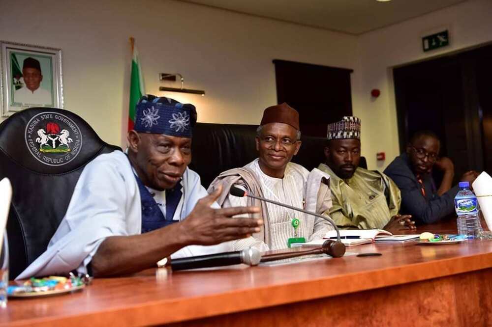 Just In: Details Emerge as Obasanjo Meets El-Rufai, Applauds Buhari for ...