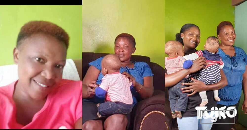 Esther Wairimu and her twin babies, cheated on wife, lady sleeps with hubby's friend
