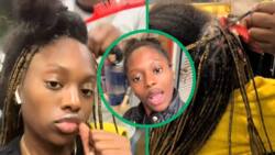 US woman in South Africa pays N64k for braids, video of salon experience leaves netizens floored by price