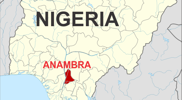 Anambra state on the map
