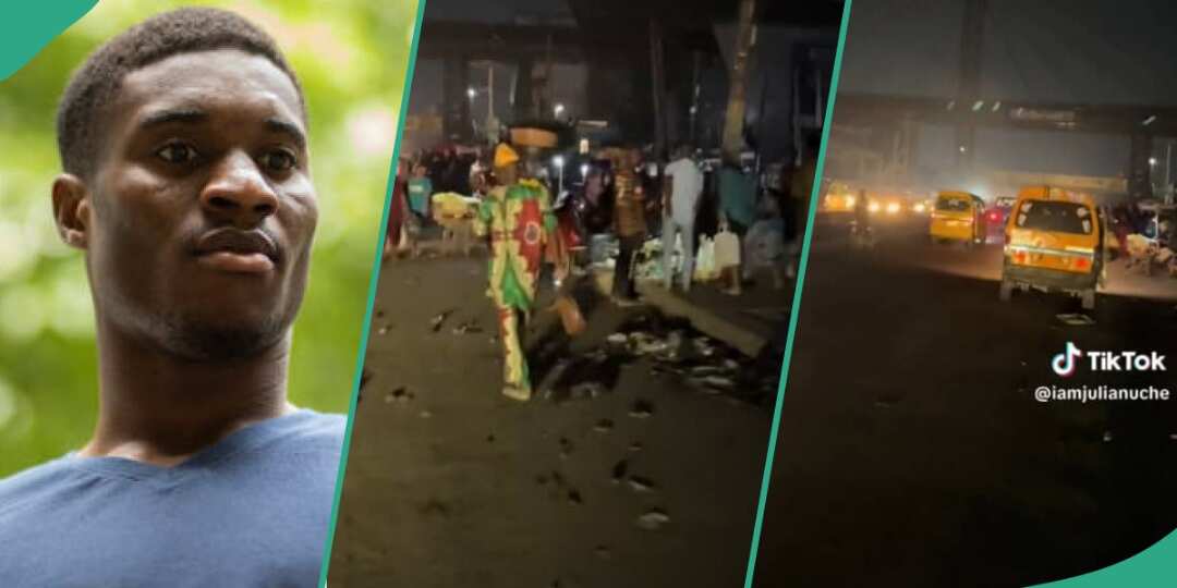 Watch video as Nigerian man shares his experience after storming Oshodi at 1:30 am