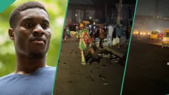 Nigerian man who visited Oshodi at midnight shares his discovery, posts video online