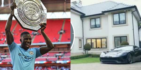 Benjamin Mendy: Man City star has football pitch inside his house Legit.ng