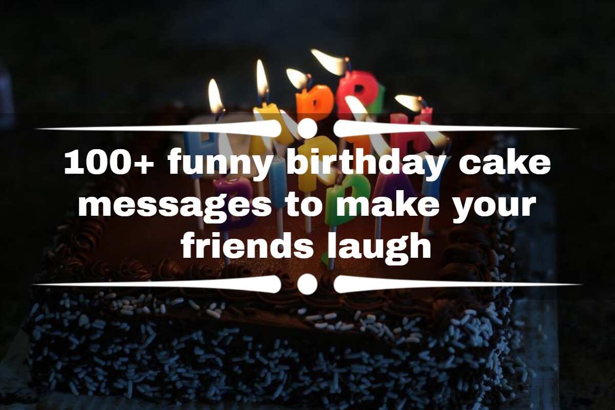 funny birthday cake messages for guys