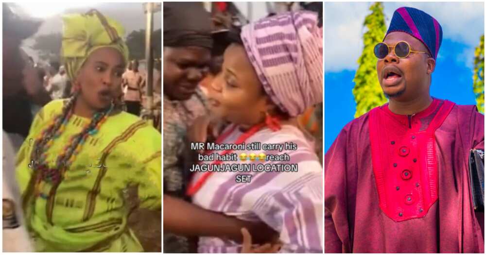 Mr Macaroni, Bimbo Ademoye, Fathia Williams Mr Macaroni, Bimbo Ademoye, Fathia Williams