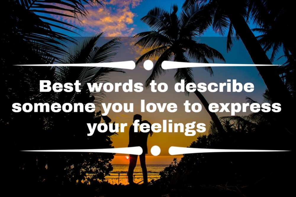 Beautiful words to describe someone