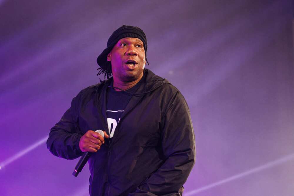 KRS One performs during the "DJ Cassidy's Pass the Mic Live" at Radio City Music Hall