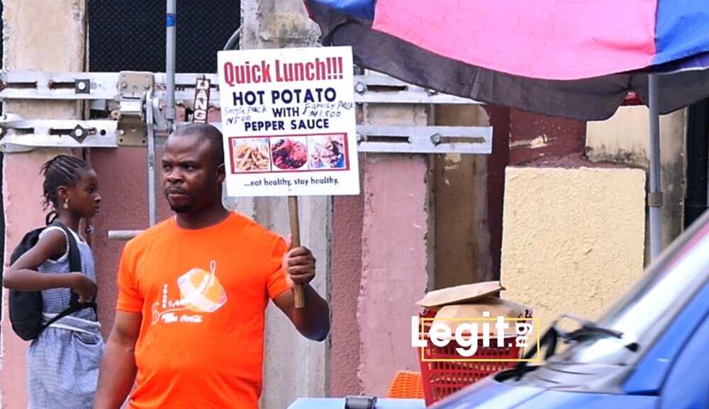 Meet James Rich, the 37-year-old man selling fried foods for a living