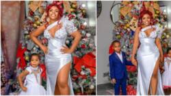 "Hopefully next year it'll be a complete family": Laura Ikeji writes as hubby misses out on Xmas photos