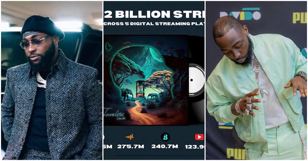 “We Believe in Who?” Davido Brags as Timeless Hits 1 Billion Streams ...