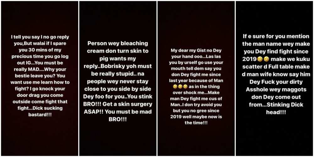 Bobrisky Mocks Nkechi Blessing After She Deleted Posts She Made About Him