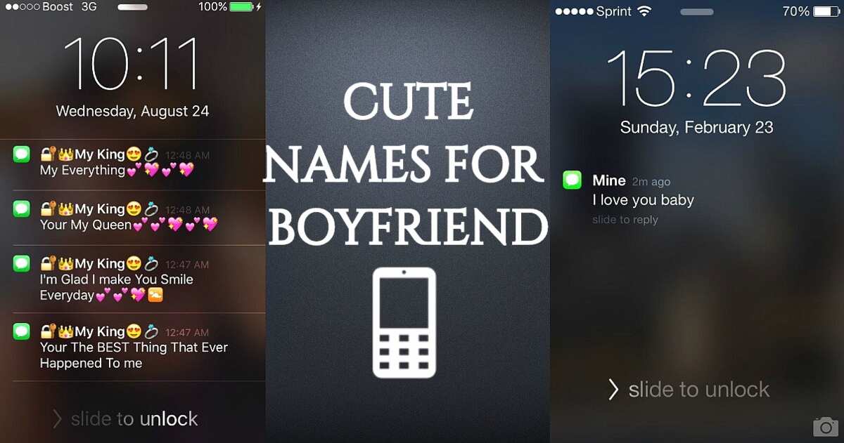 Names To Save Your Boyfriend In Your Phone With Emojis