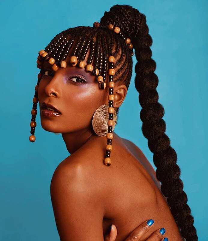 Top Inspiration 24 African Braids With Fringe Hairstyle 