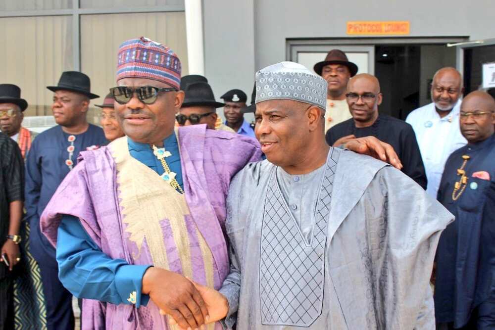 Tambuwal da Wike Tambuwal da Wike