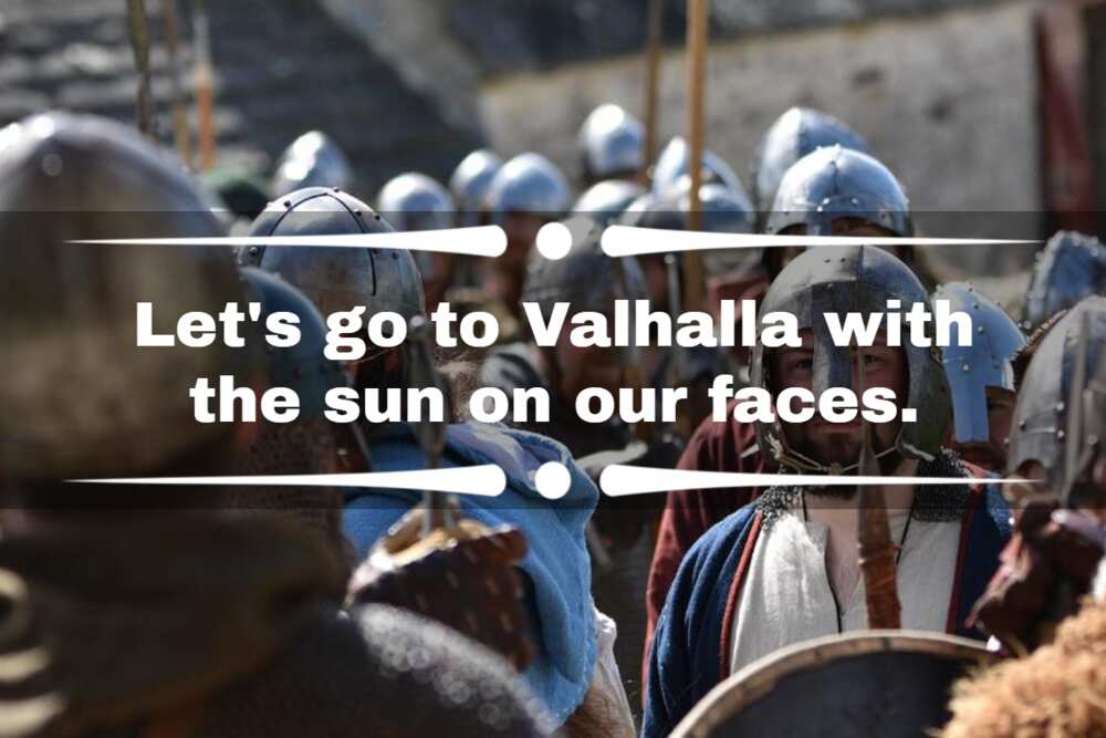 Viking quotes about valhalla