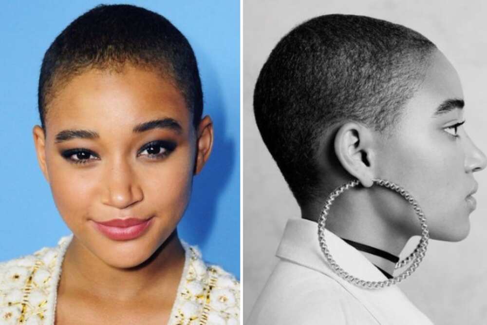 Women with buzz cuts