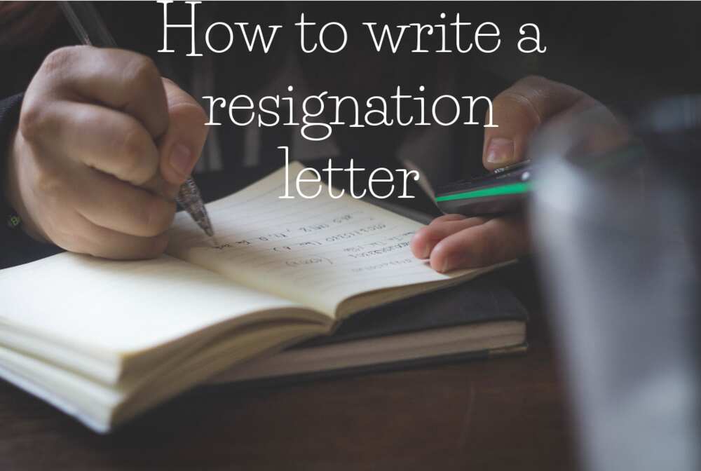 Resignation letter