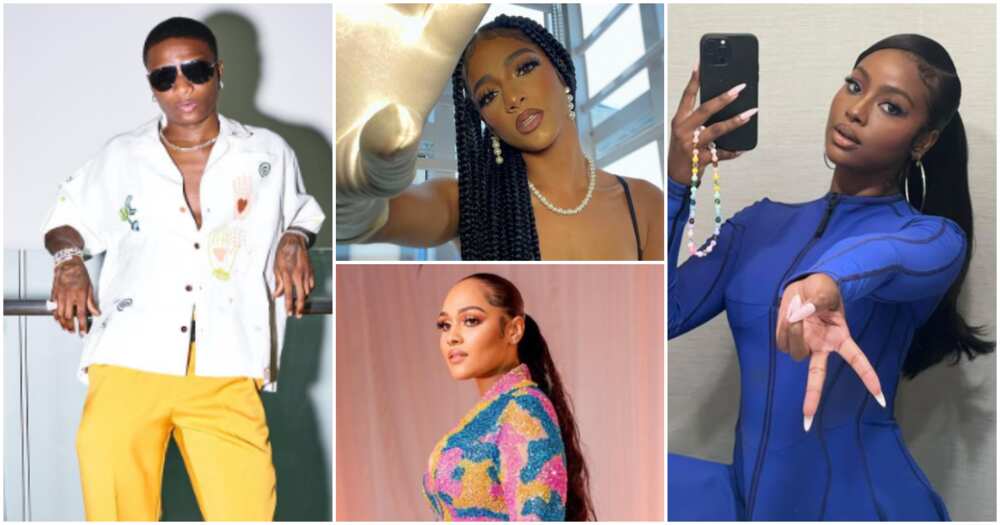 Wizkid and women he has been with. Wizkid and women he has been with.