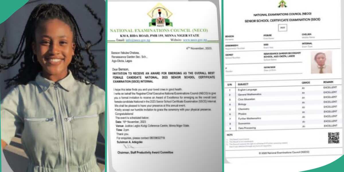 Read the story of the Anambra girl who scored 9A1s in NECO, you will be inspired