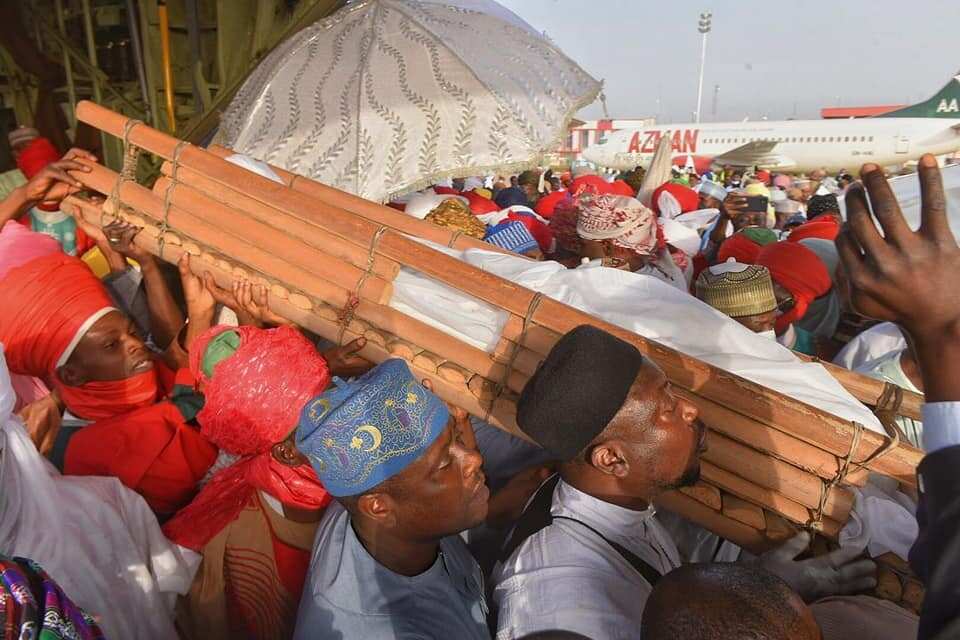 Hotunan jana'izar Mai Babban Daki, mahaifiyar Sarakuna Aminu da Nasiru Bayero