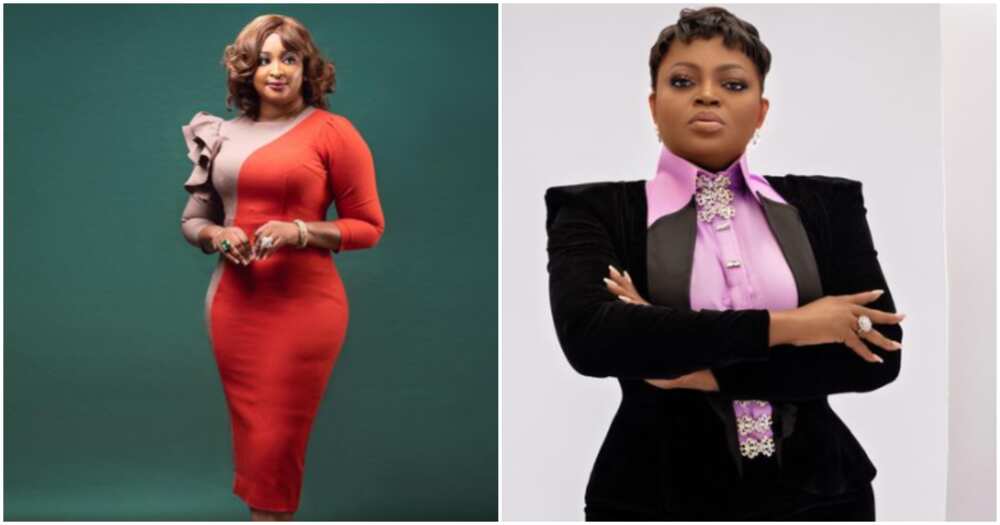 Photos of Etinosa and Funke Akindele