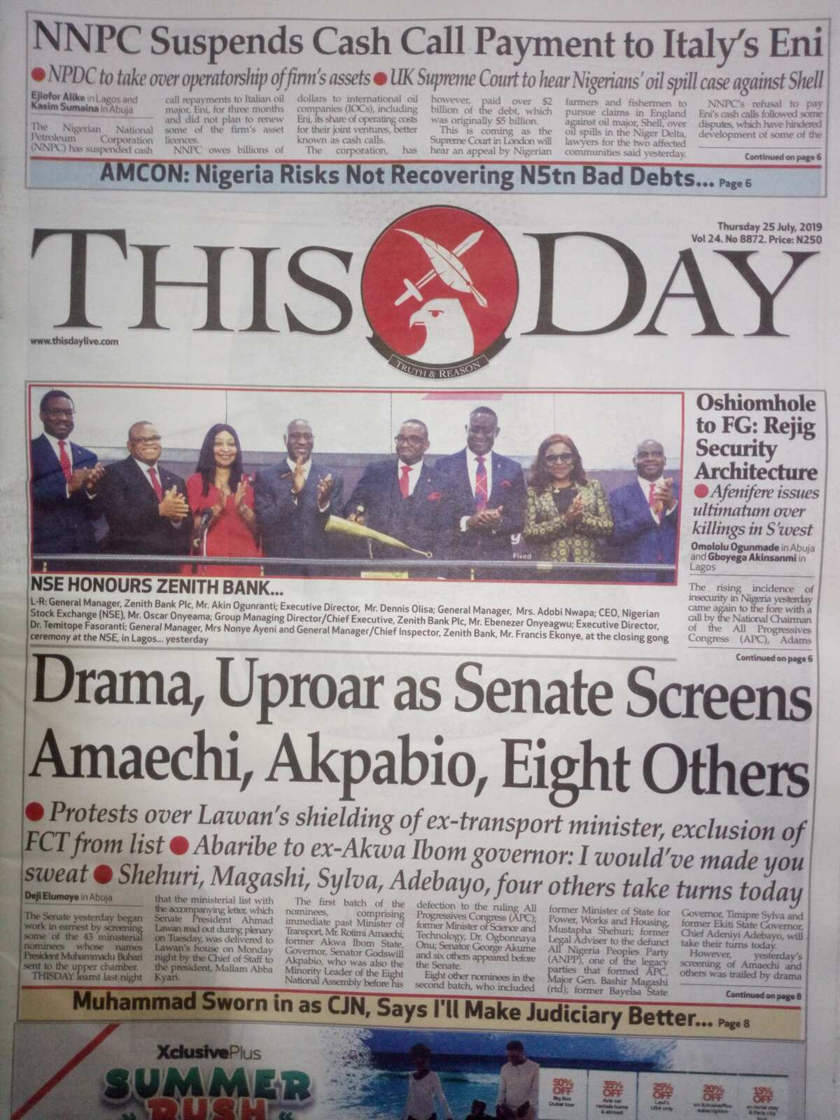 Thisday newspaper nigeria