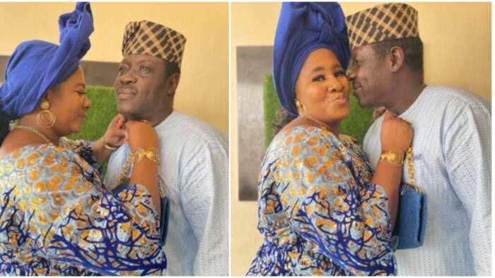 Actress Doyin Kukoyi flaunts Ogogo as new ‘husband’, his daughter rejects it, says house don full