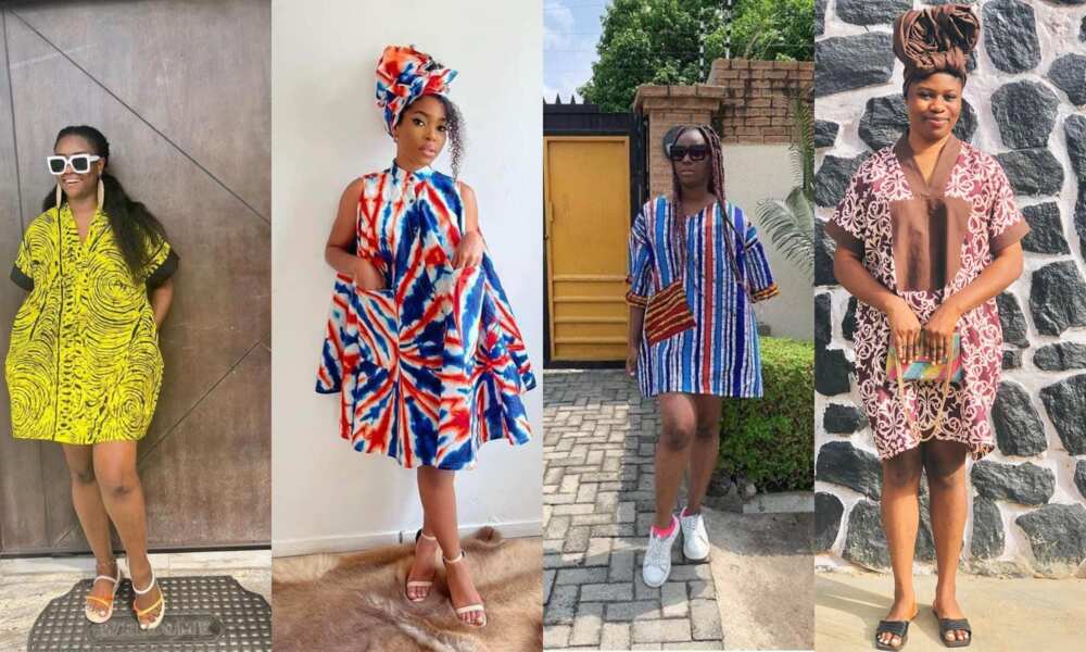 Short bubu styles with ankara Short bubu styles with ankara