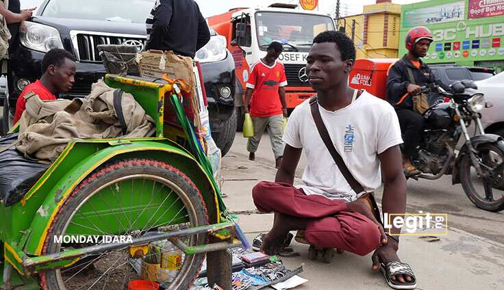 Meet Abdullah Sule, the 22-year-old physically challenged man selling office materials