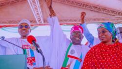 2023 presidency: Buhari storms Atiku's state, reveals Nigeria's next president