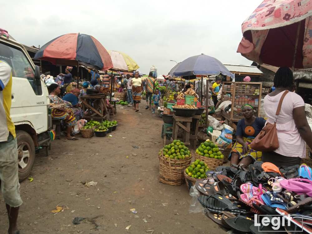 At the market, the local grown lemon is very expensive. Photo credit: Esther Odili